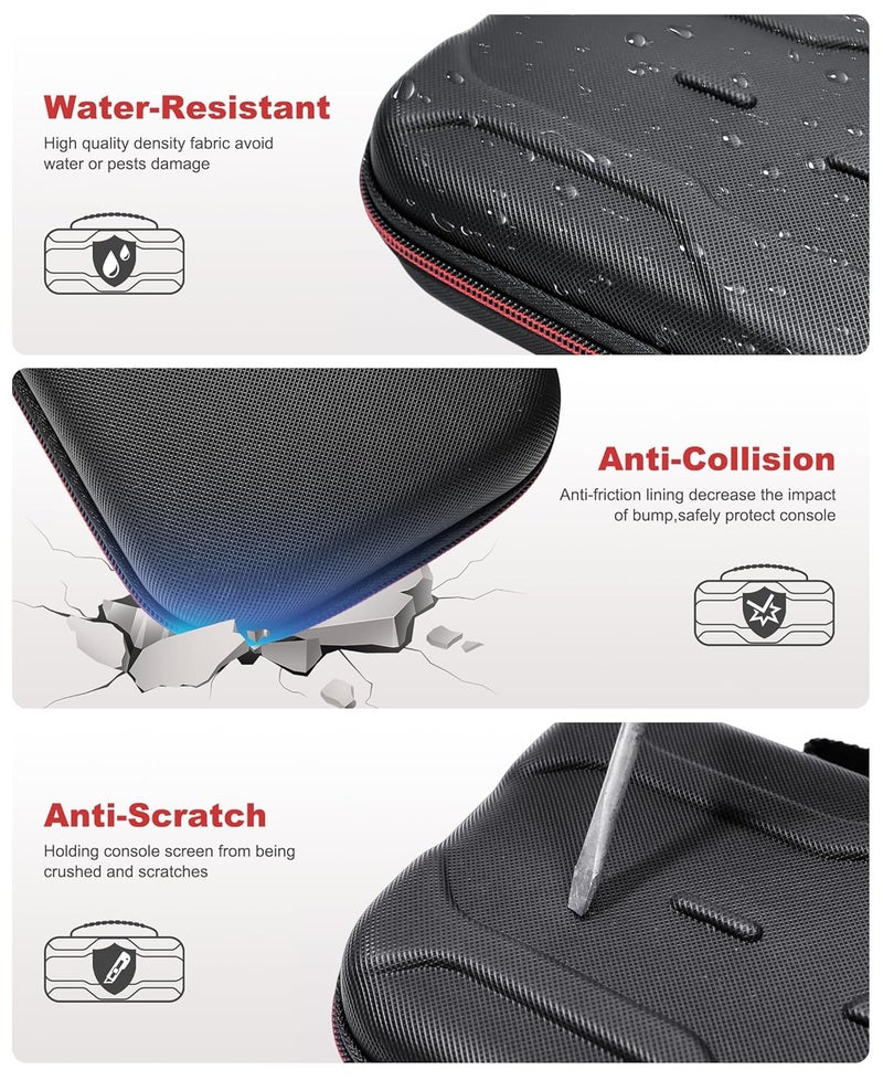 AXYBCOOL Store Switch 2 Case Bundle Compatible with Nintendo Switch 2/Switch/SwitchOLED Console, Hard Shell Protective Portable Travel Carry Case for Switch Games & Accessories - Image 4